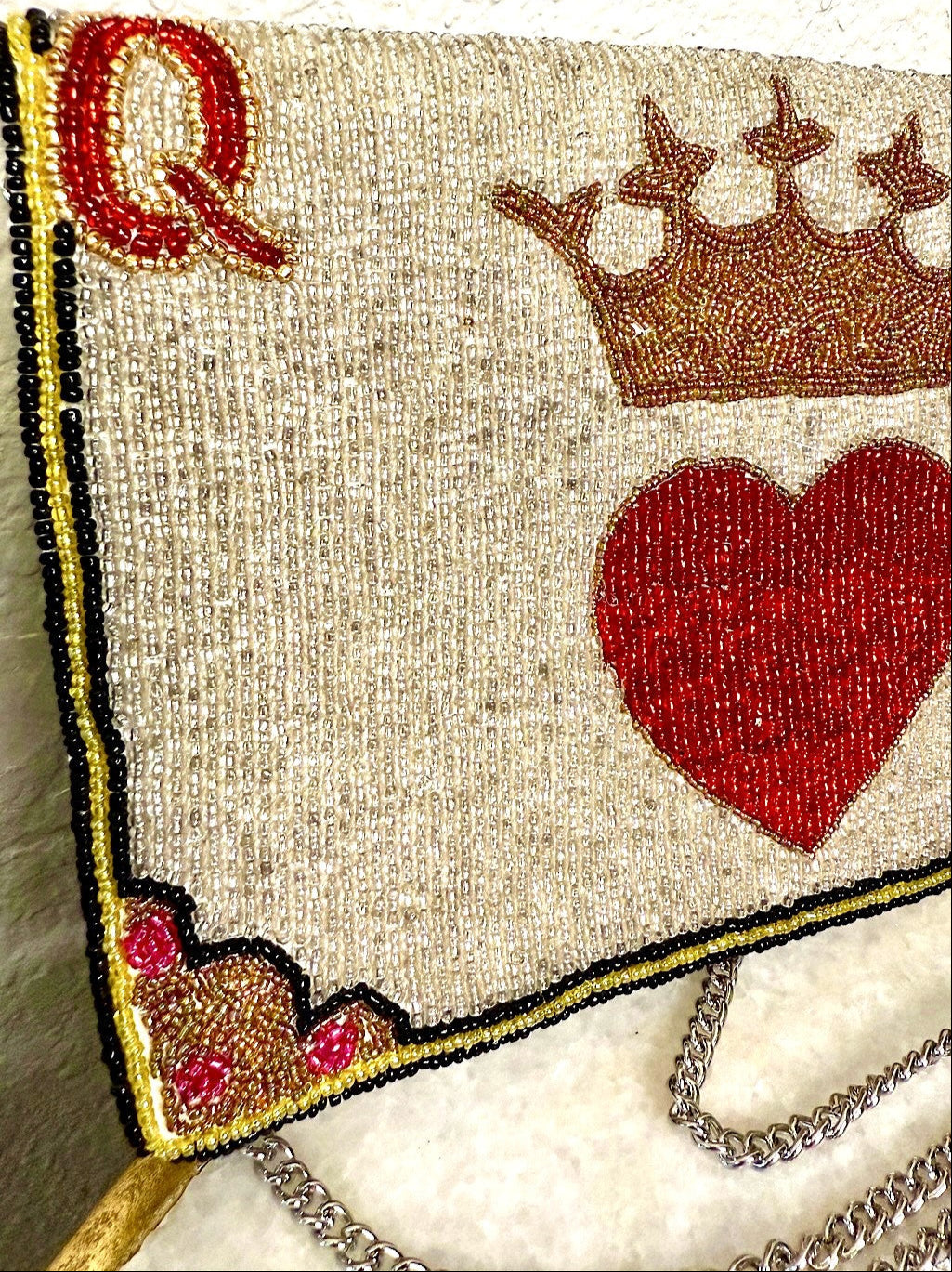 Queen of Hearts Clutch