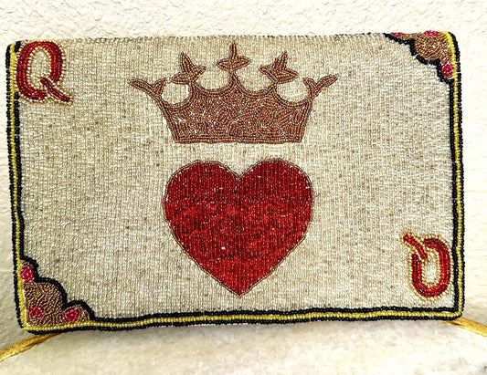 Queen of Hearts Clutch