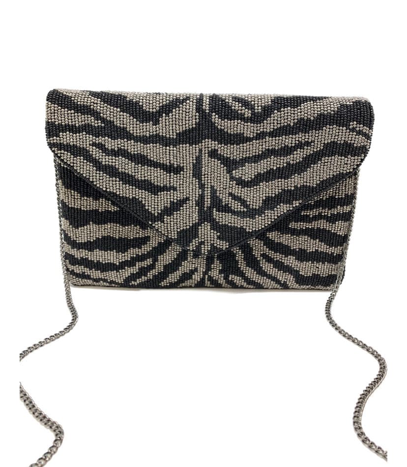 Zebra Queen Clutch